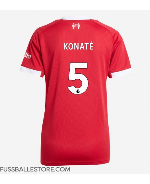 Günstige Liverpool Ibrahima Konate #5 Heimtrikot Damen 2025-26 Kurzarm Günstige Liverpool Ibrahima Konate #5 Heimtrikot Damen 2025-26 Kurzarm